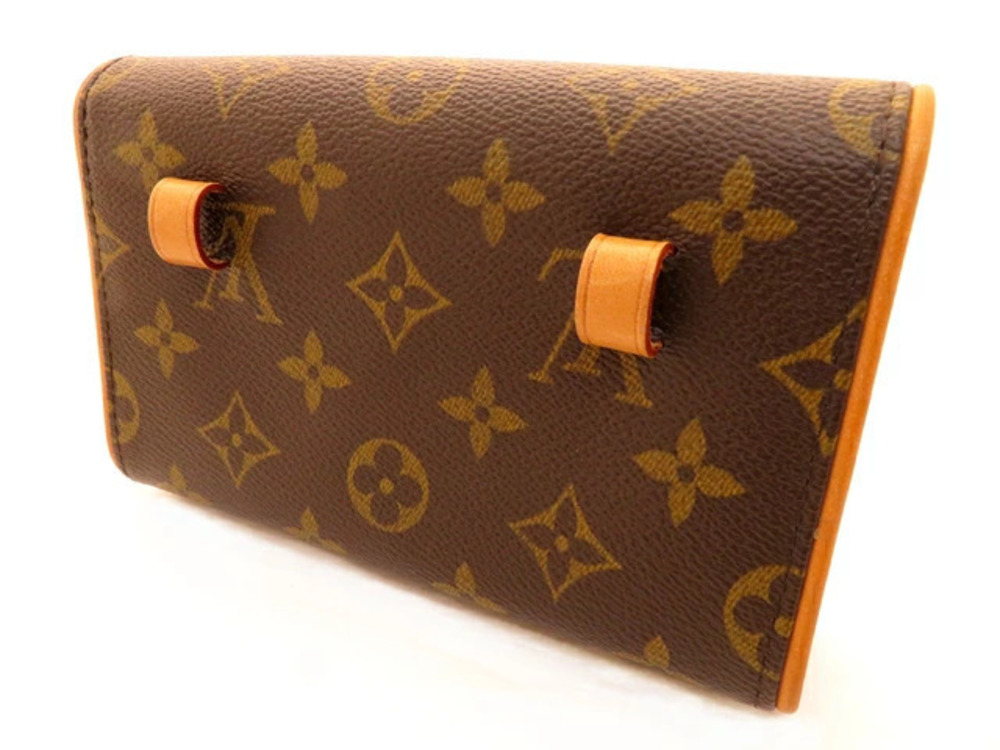 Louis Vuitton Monogram Pochette Florentine Brown